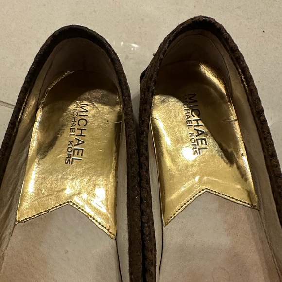 Michael Kors shoes, distressed python leather, mocha colour, size 6 - Picture 3 of 8